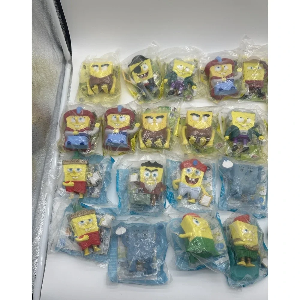 BURGER KING SPONGEBOB LOST IN TIME & ATLANTIS SQUAREPANTIS 21 SEALED + 1 LOOSE